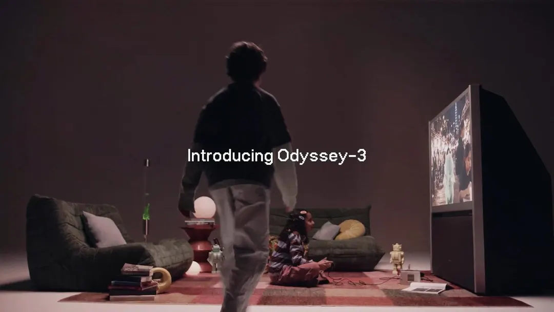 Odyssey-3 world model trains a driving policy on 20 hours of simulation