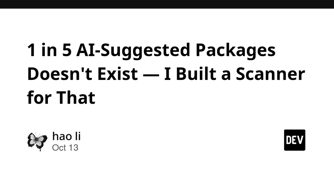 phantom-deps scans AI-generated code for hallucinated packages