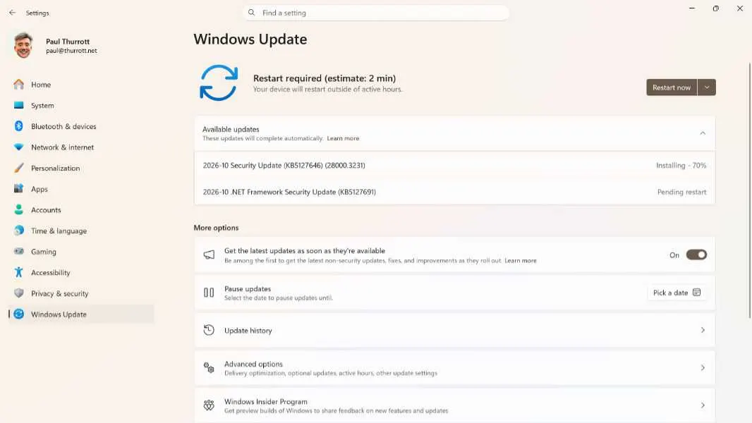 Microsoft ships KB5127648 and KB5127646 in October Patch Tuesday