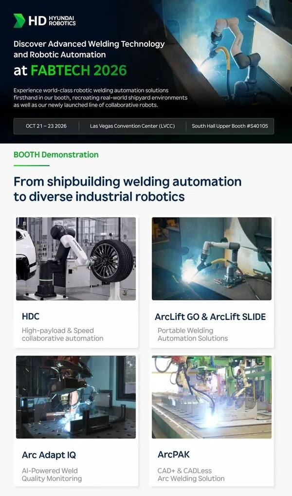 HD Hyundai Targets U.S. Shipyards With ArcLift Welding Robots