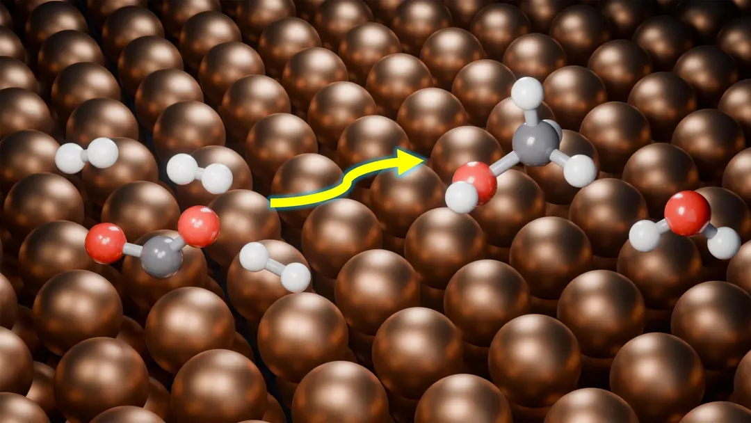 AI uncovers 9,389 reactions on copper catalyst for turning CO2 into fuel