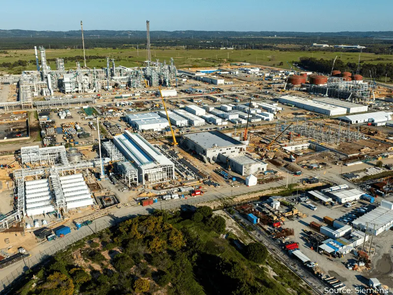 Siemens to digitalize Galp's 100 MW green hydrogen plant in Portugal