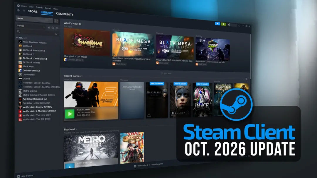 Steam Client Update Improves Proton Support, Fixes Vulkan Issues on Linux