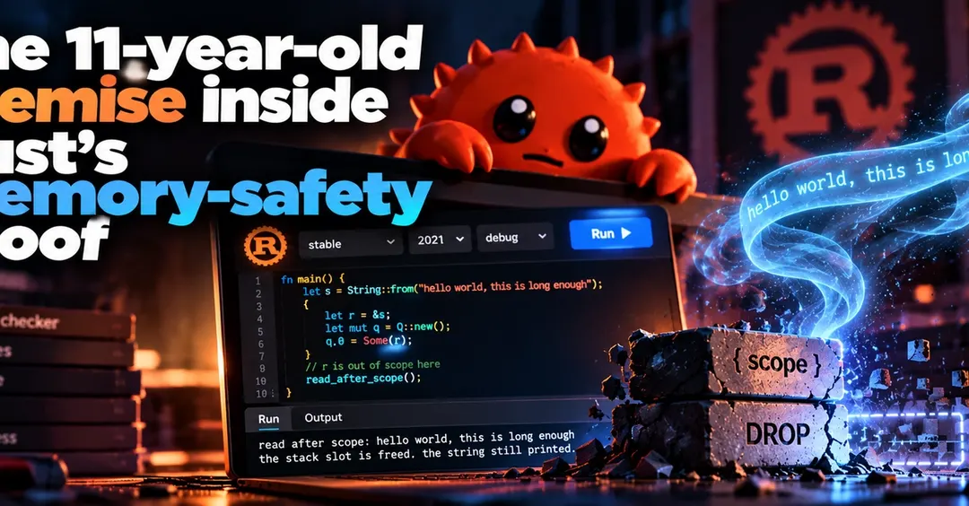 Rust borrow checker unsoundness lets references escape 'static bound after 11 years