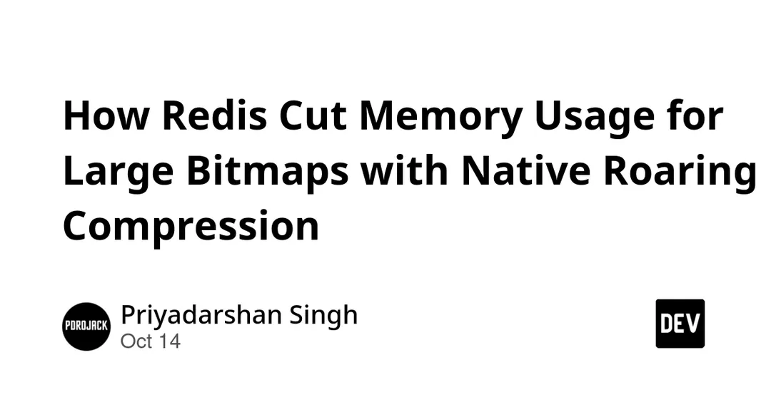 Redis adds native compressed bitmaps with Roaring encoding