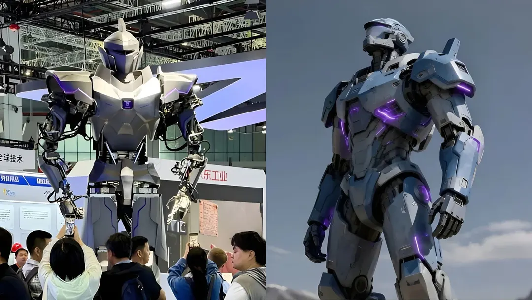 China's NeodraDynamics unveils 13-foot Neo1 robot with 39 hydraulic actuators