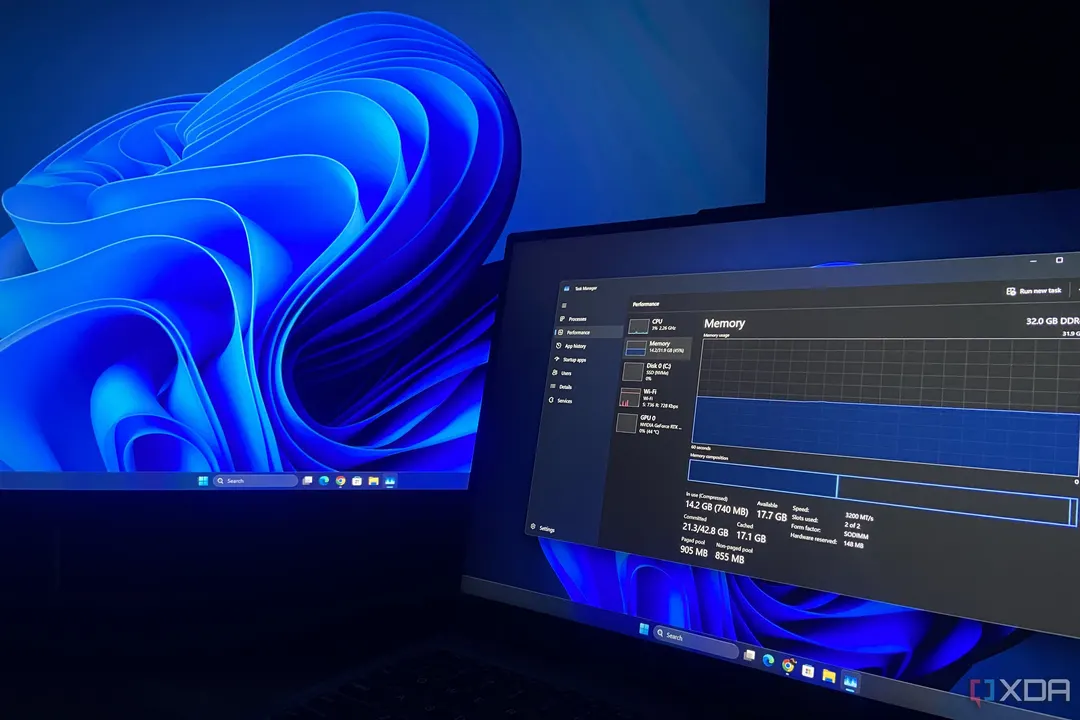 Windows 11 26H2 frees nearly 2GB of RAM, but not on 8GB PCs