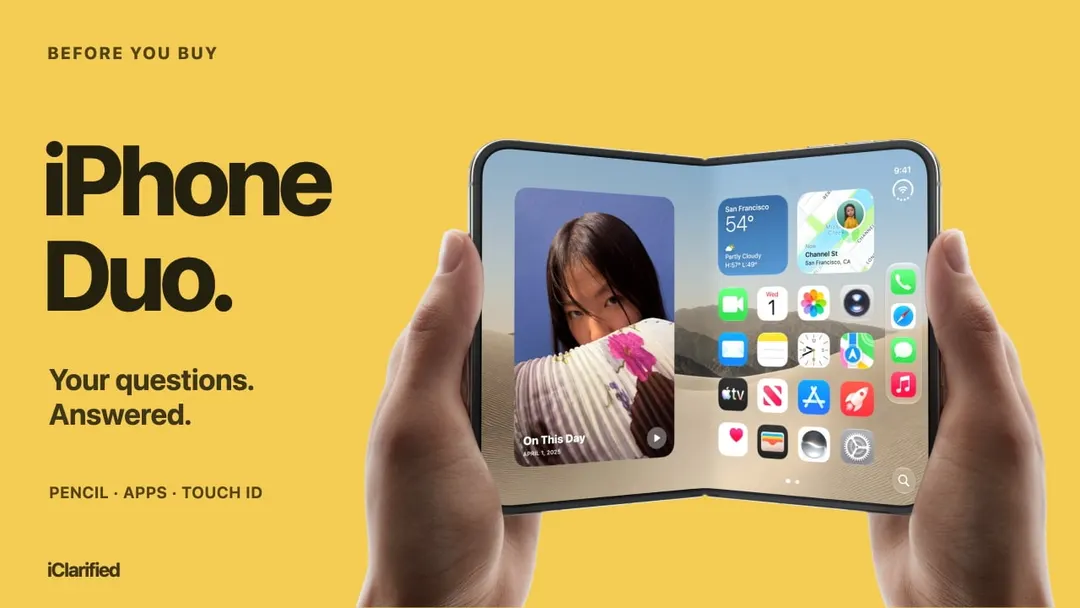 iPhone Duo FAQ: Apple Pencil, Touch ID, eSIM and $1,999 Price Revealed