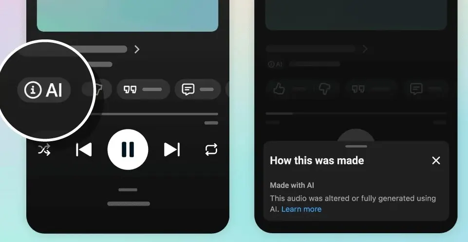 YouTube Music starts labeling AI-generated tracks