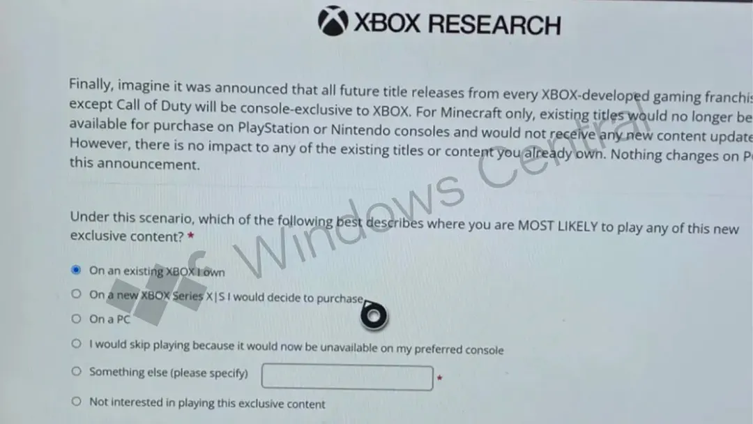 Xbox Weighs Exclusivity for All Its Games Except Call of Duty