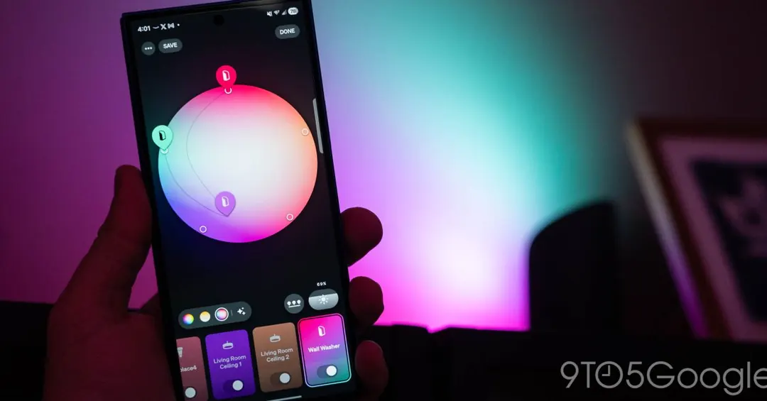 Google Home app adds local Matter control for Philips Hue lights