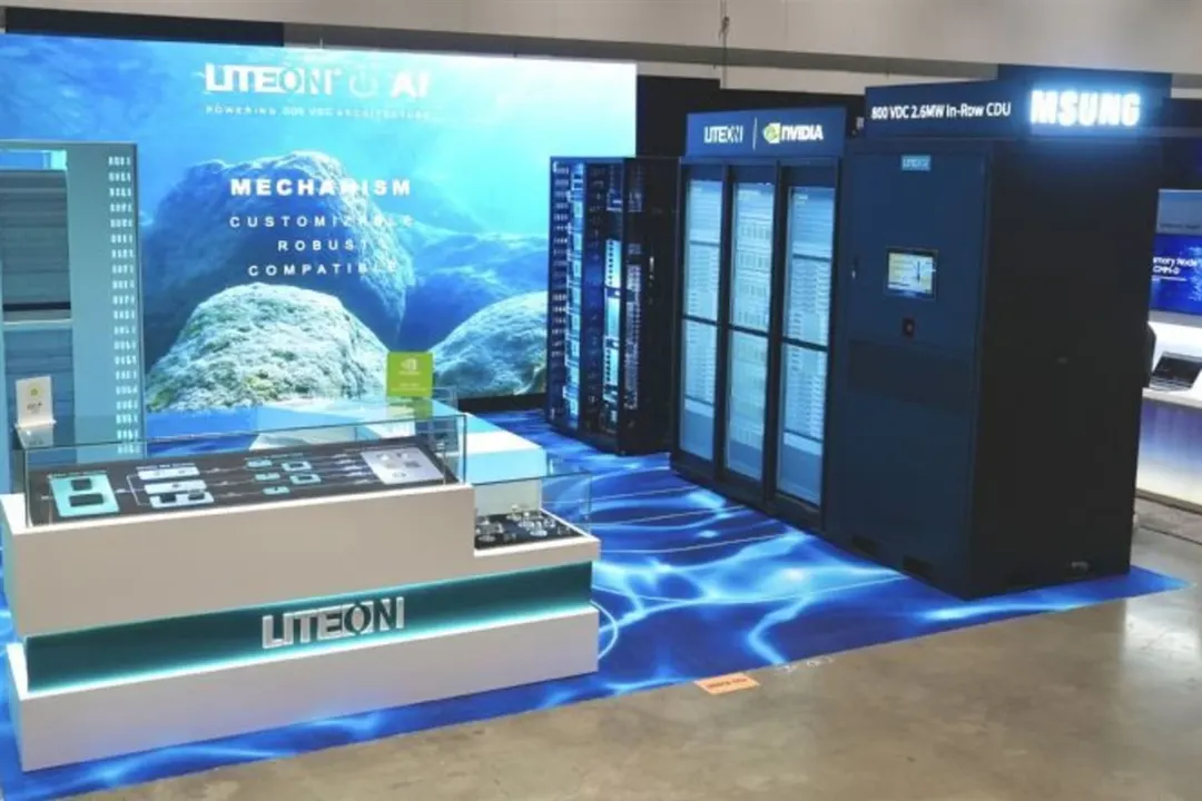 Lite-On unveils 800 VDC power and liquid cooling for AI data centers