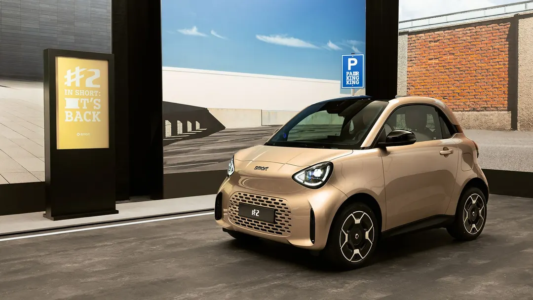 Smart #2 returns as an EV with 205-mile range and a Brabus version