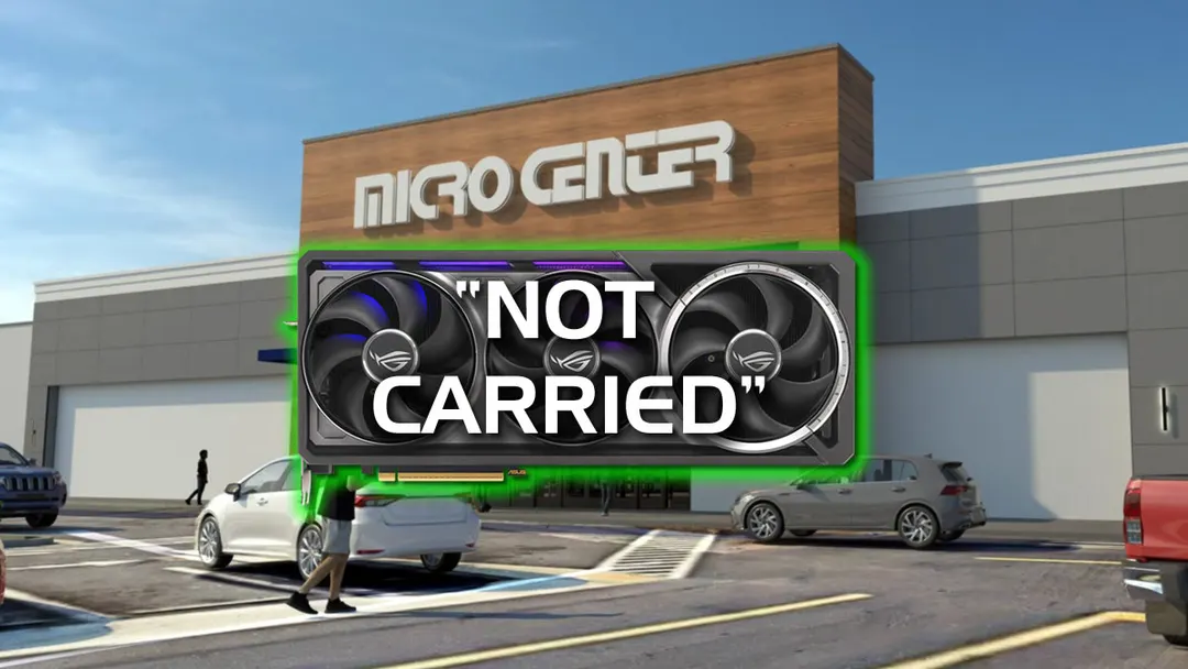 Micro Center lists Nvidia RTX 5090 as "not carried"