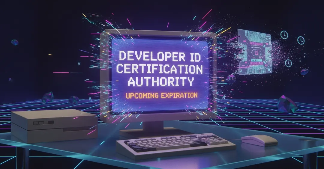Apple: original Developer ID CA expires February 1, 2027