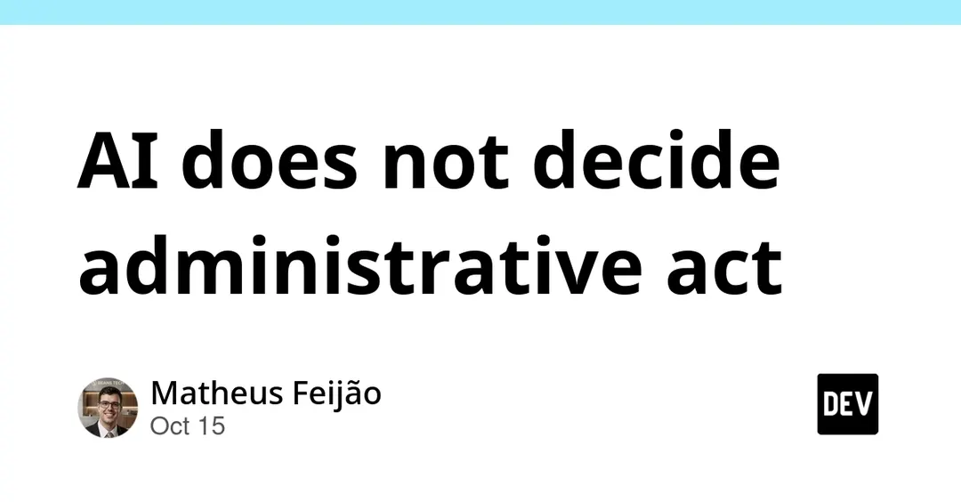 Brazil bans AI from making administrative decisions