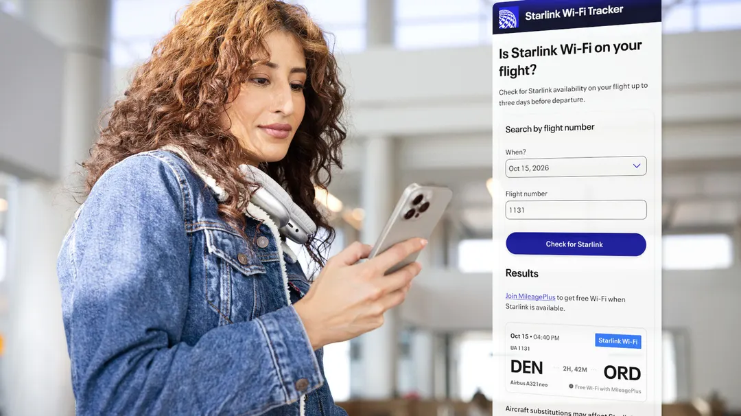 United launches tracker for Starlink Wi-Fi on flights