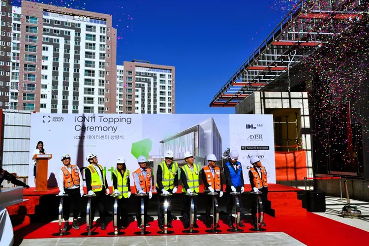 Digital Realty tops out second data center in Seoul