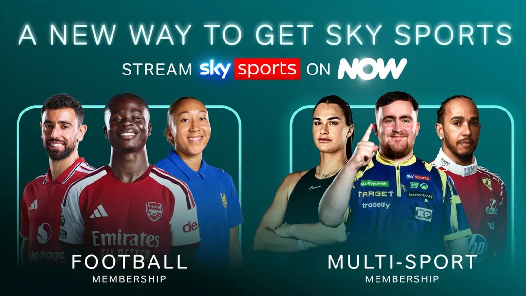 Sky launches separate Football and Multi-Sport memberships for NOW
