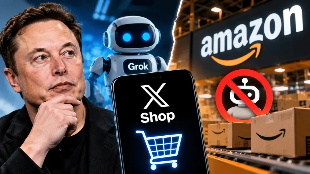 Musk hints at Amazon rival after Grok bots blocked from shopping