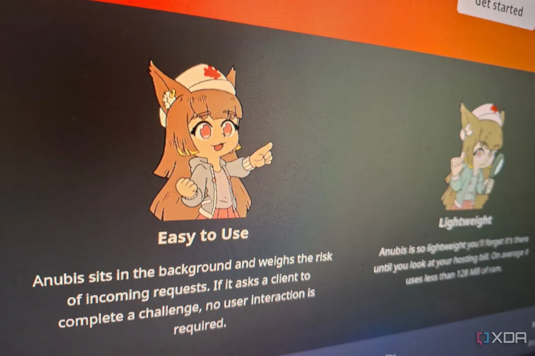 Anubis: anime mascot and proof-of-work shield Linux sites from scrapers