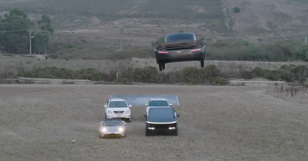 Alef flies its electric car over Tesla Roadster, welcomes it to flying car race
