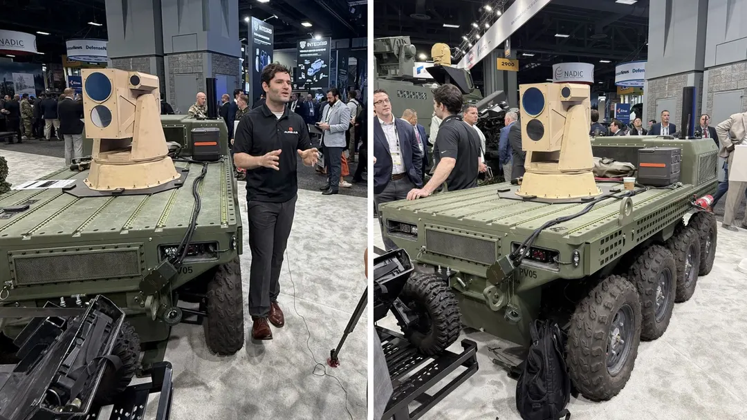 Aurelius mounts Archimedes laser on Rheinmetall Ox unmanned ground vehicle