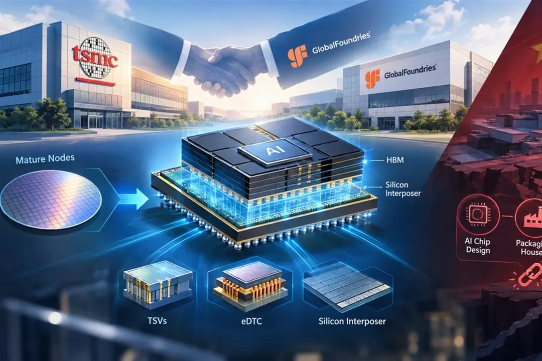 TSMC-GF deal shifts mature nodes into AI packaging
