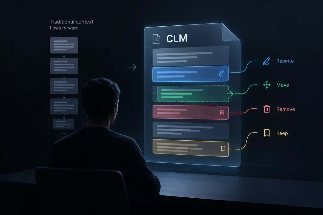 Context Language Models let AI agents edit their own working memory