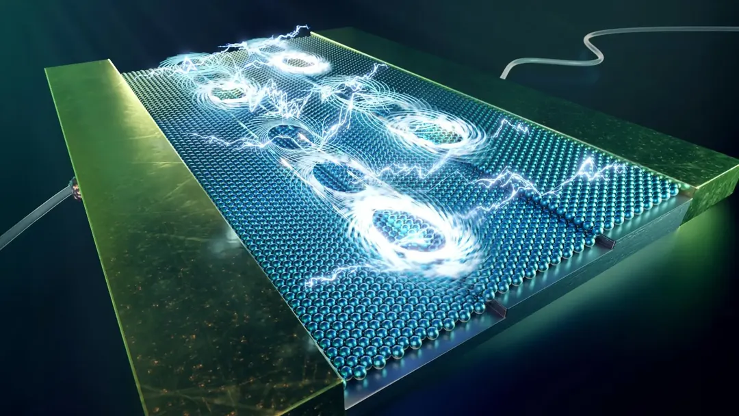 One-atom-high steps guide quantum vortices in superconductor