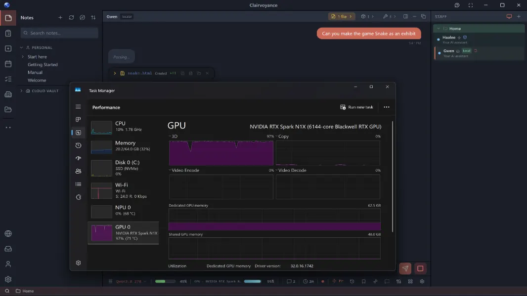 RTX Spark: First Steps for Local AI on Windows