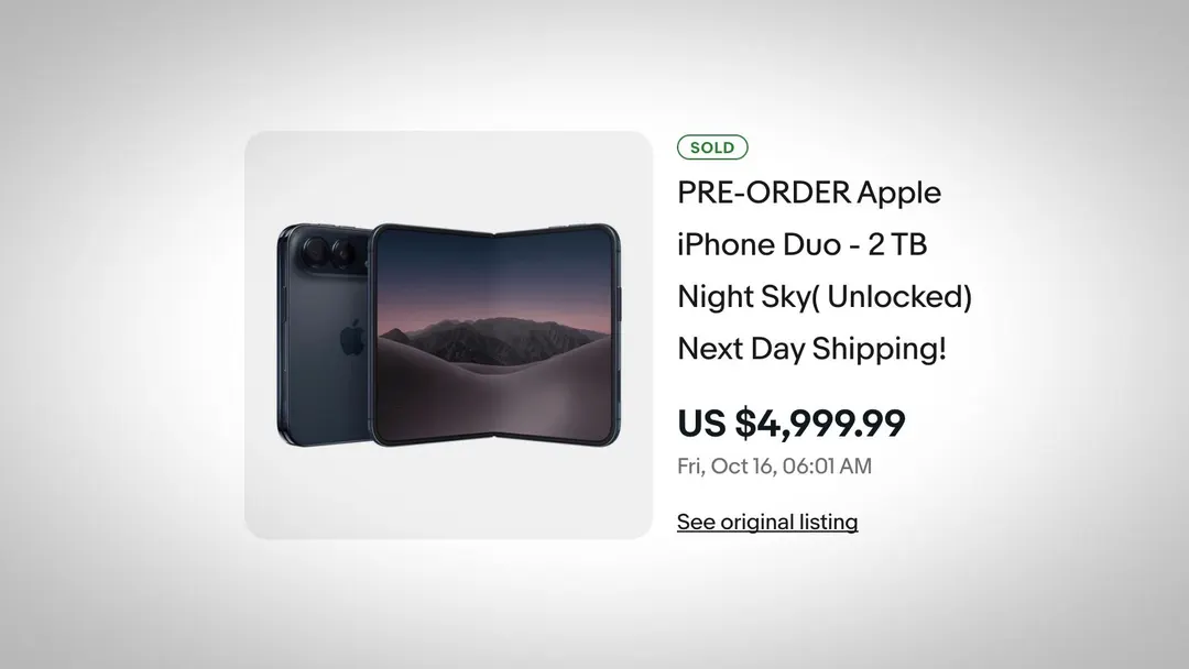 iPhone Duo Resold for $5,000 on eBay After Selling Out