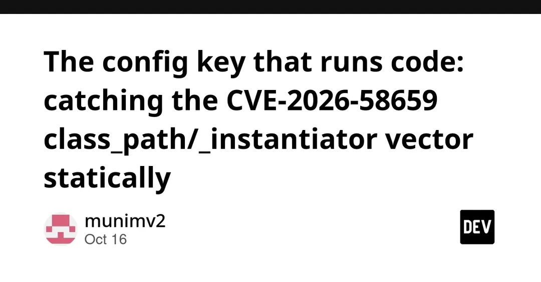 CVE-2026-58659 in PyTorch-Lightning: config keys ran code on checkpoint load