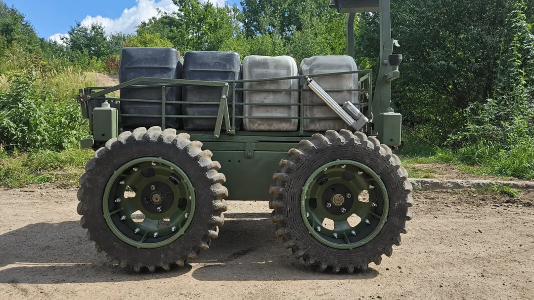 Ukraine's military robots get 3D-printed airless tires