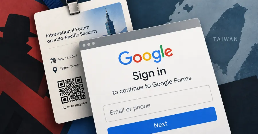 UAT-11985 Targets Taiwan Research Affiliates With Google AitM Phishing
