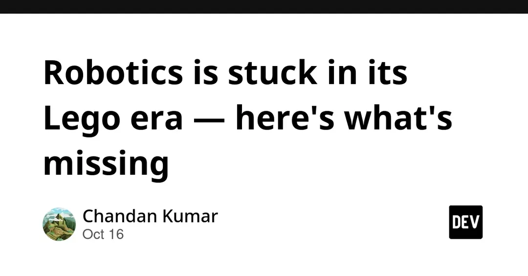 Ex-Nvidia robotics lead: the field is stuck in its "Lego era"