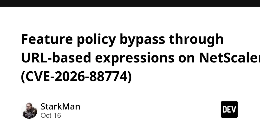 NetScaler policy bypass via URL expressions in CVE-2026-88774