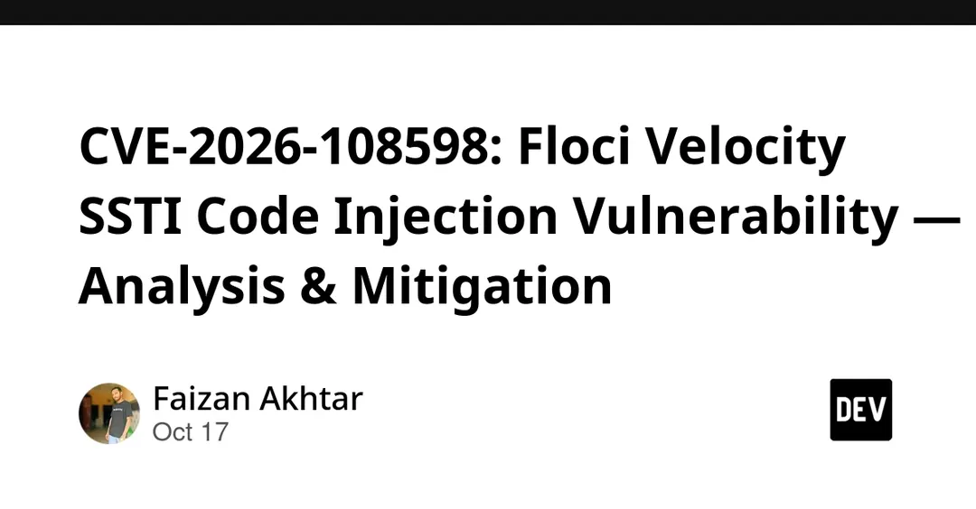Floci fixes critical SSTI RCE CVE-2026-108598 in 2.2.0