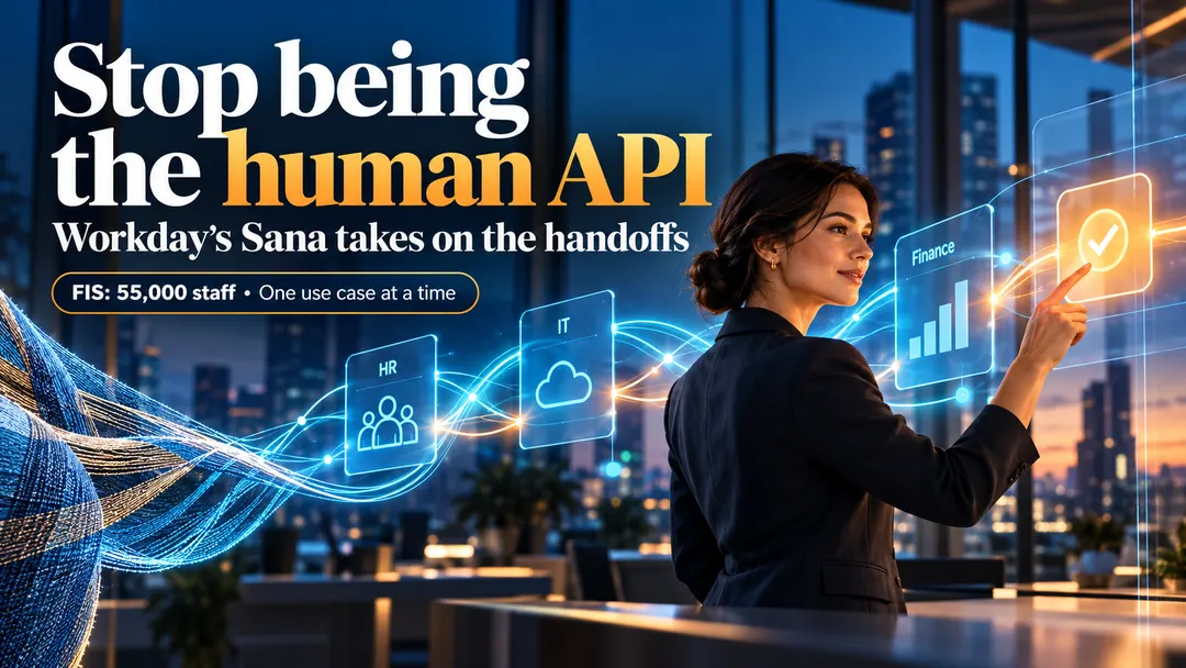 Workday says workers became 'human APIs' as FIS rolls out Sana to 55,000 staff