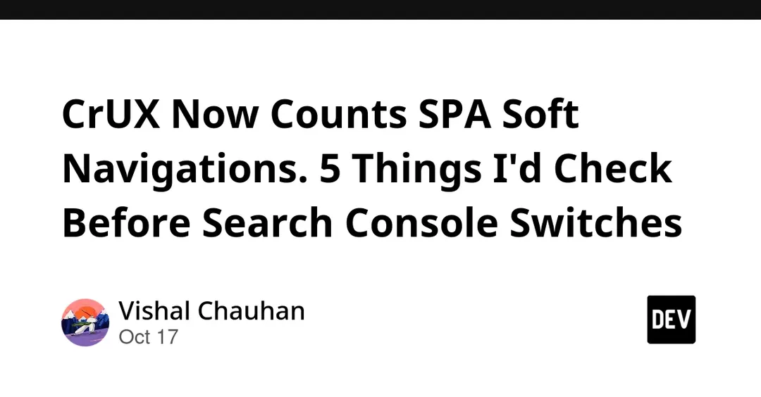 CrUX now counts SPA soft navigations