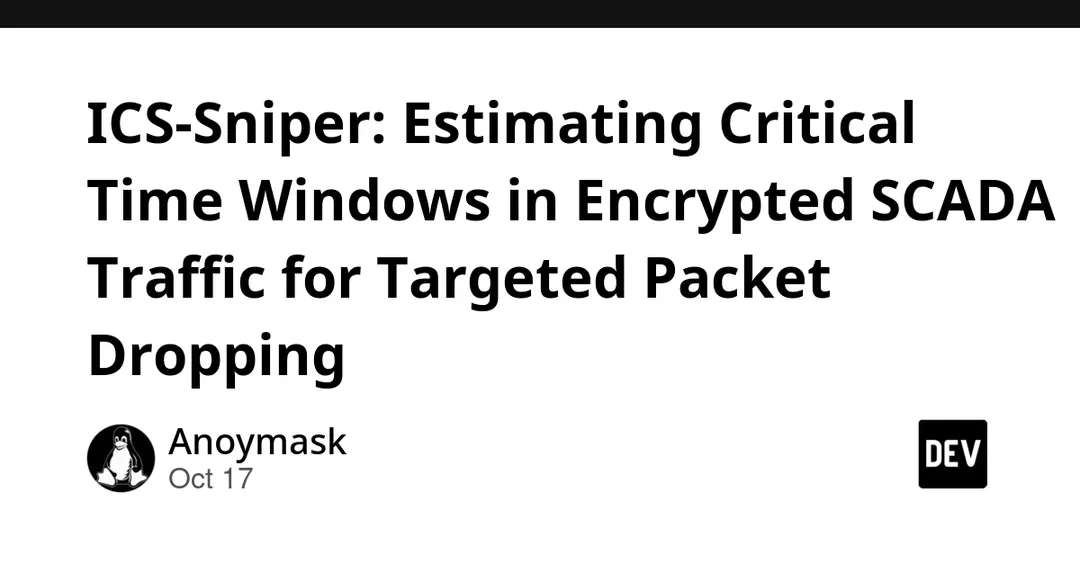 ICS-Sniper drops packets in encrypted SCADA traffic without breaking encryption