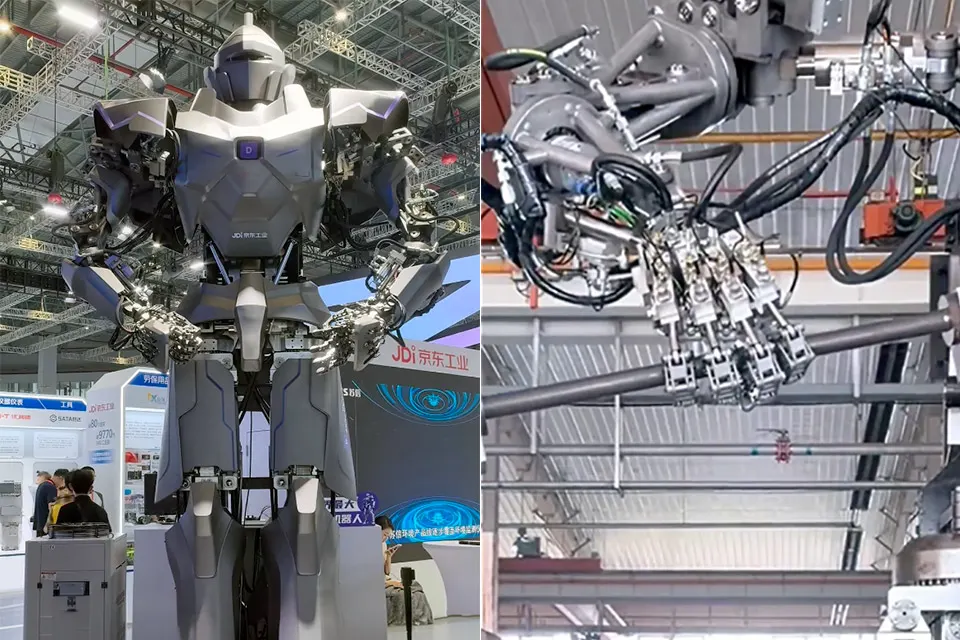 NeodraDynamics unveils 4-meter hydraulic humanoid Neo1 with 500 kg payload