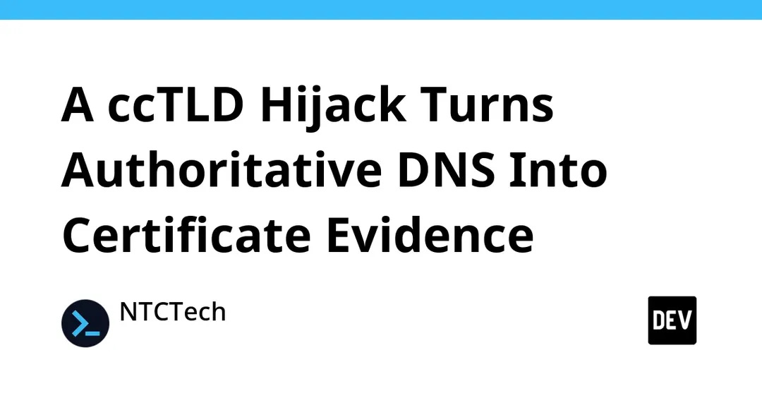ccTLD hijack let attackers obtain unauthorized HTTPS certificates