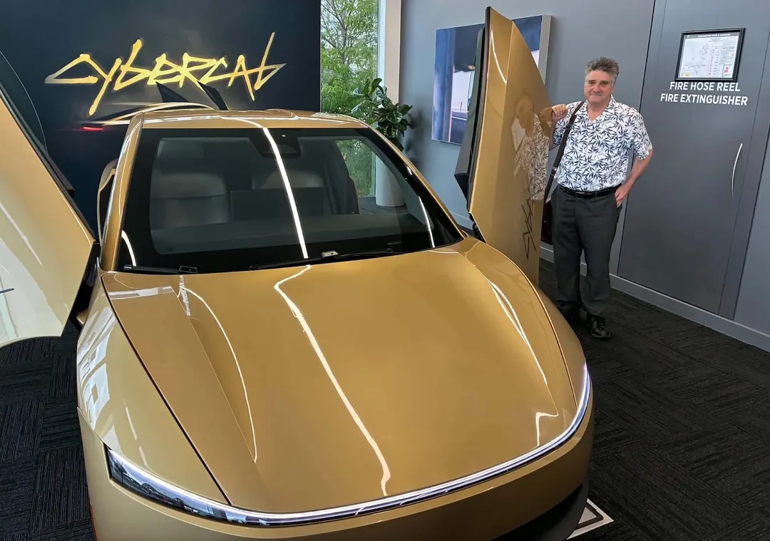 Tesla's Cybercab lands in Australia as transport unions gear up to fight