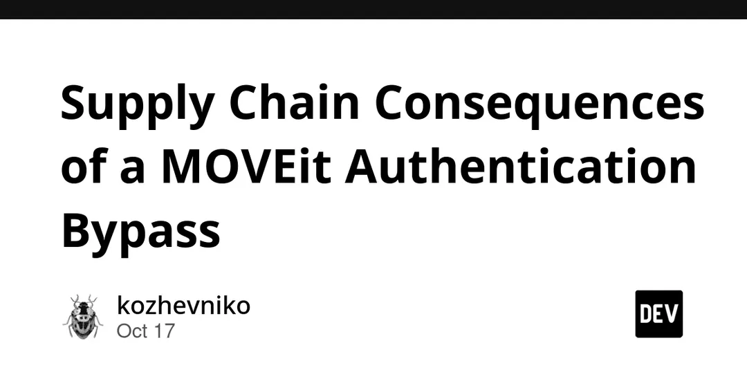 MOVEit Transfer auth bypass CVE-2026-89068 threatens supply chains