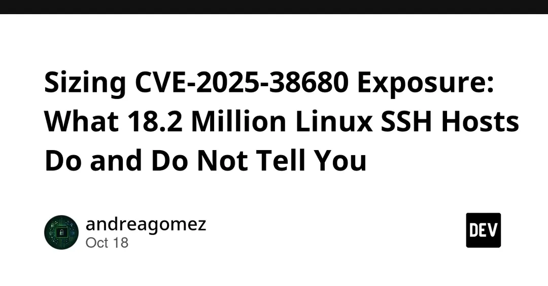 Sizing CVE-2025-38680: 18.2M Linux SSH Hosts Don't Reflect Real Exposure