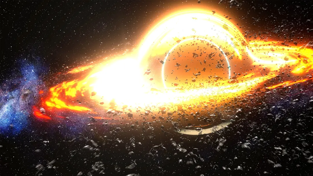 Astronomers spot a wandering black hole 3,500 light-years from its galaxy's center