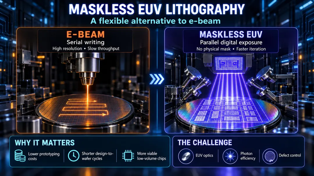 Maskless EUV lithography pitched as alternative to e-beam