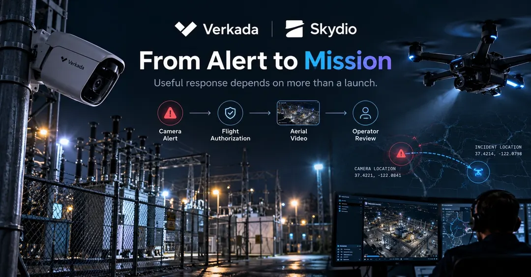 Verkada and Skydio link cameras to drones in private beta