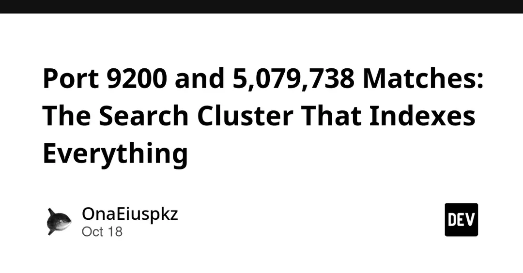 ZoomEye finds 5.08M services on Elasticsearch port 9200